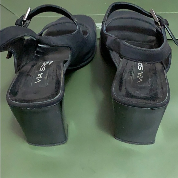 VIA SPIGA Lucia Black Shoes Made in ITALY - Picture 3 of 5